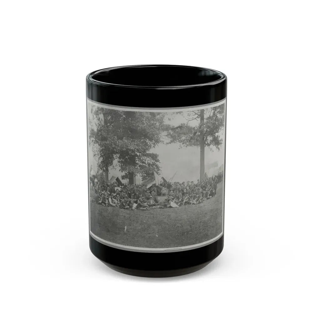 Group Of Officers & Men (U.S. Civil War) Black Coffee Mug 15oz - Go Mug Yourself