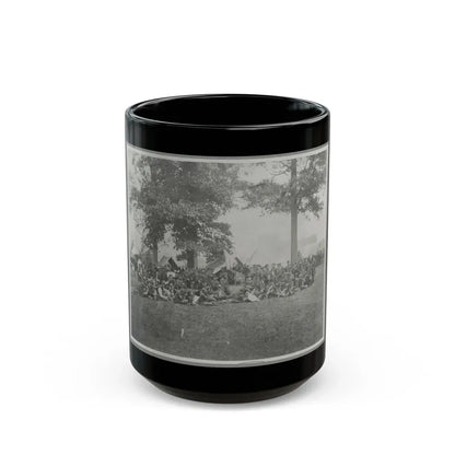 Group Of Officers & Men (U.S. Civil War) Black Coffee Mug 15oz - Go Mug Yourself
