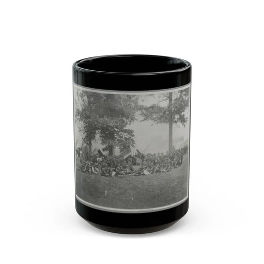 Group Of Officers & Men (U.S. Civil War) Black Coffee Mug 15oz - Go Mug Yourself