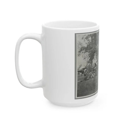 Group Of Officers & Men (U.S. Civil War) White Coffee Mug - Go Mug Yourself