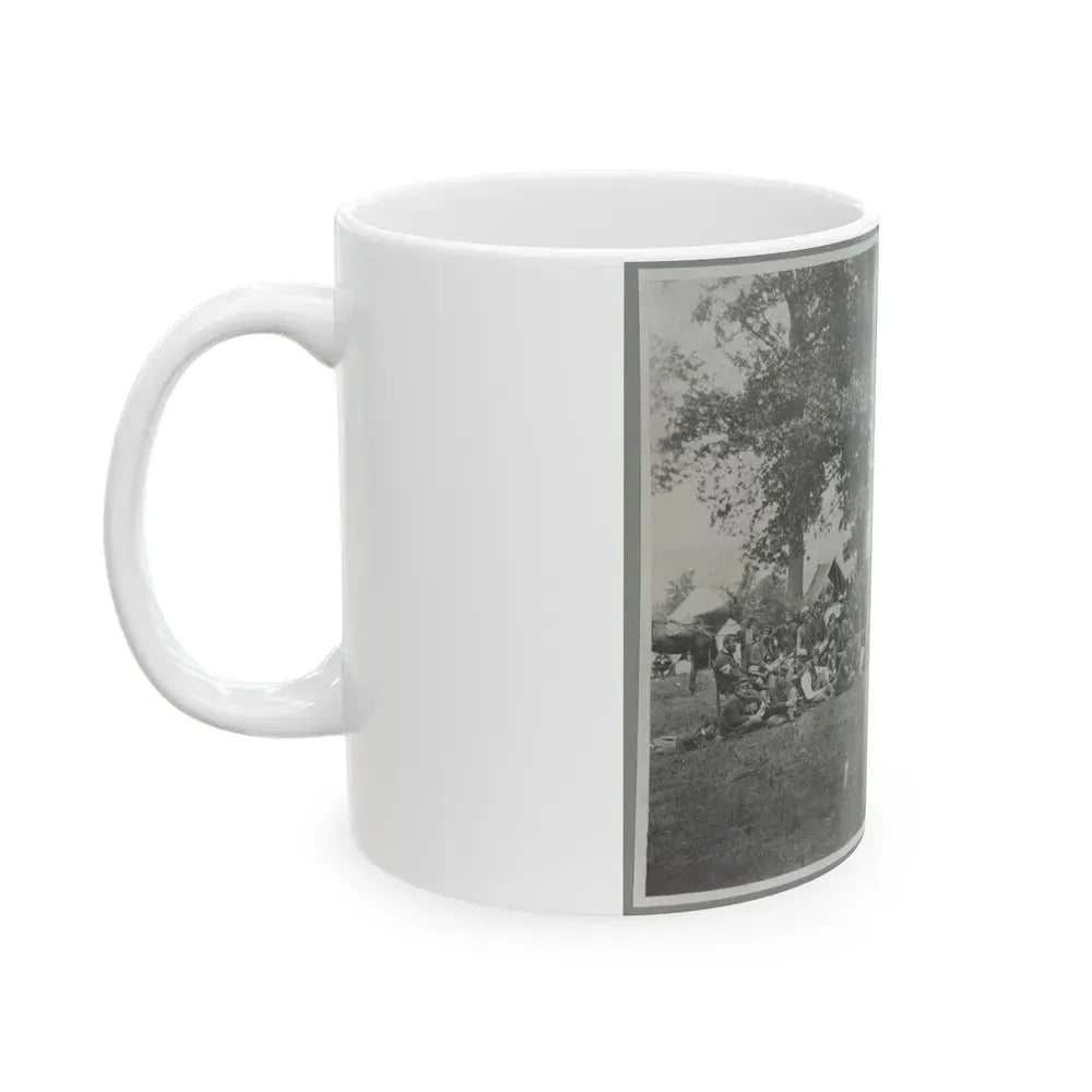 Group Of Officers & Men (U.S. Civil War) White Coffee Mug - Go Mug Yourself