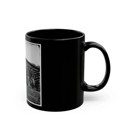 Group Of Officers On The Plateau, City Point, Va. (U.S. Civil War) Black Coffee Mug - Go Mug Yourself