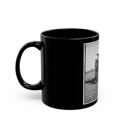 Group Of Officers On The Plateau, City Point, Va. (U.S. Civil War) Black Coffee Mug - Go Mug Yourself