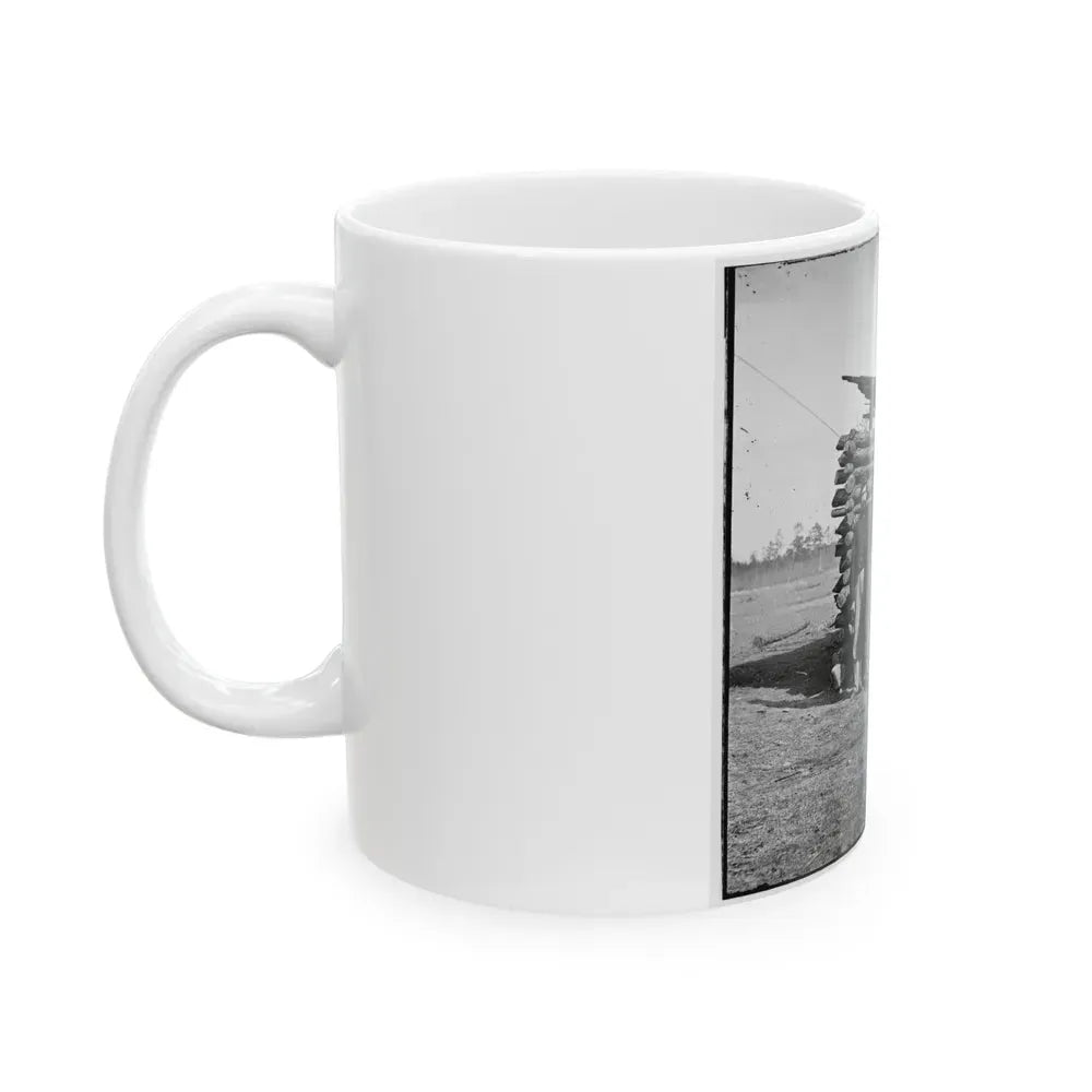 Group Of Officers On The Plateau, City Point, Va. (U.S. Civil War) White Coffee Mug - Go Mug Yourself