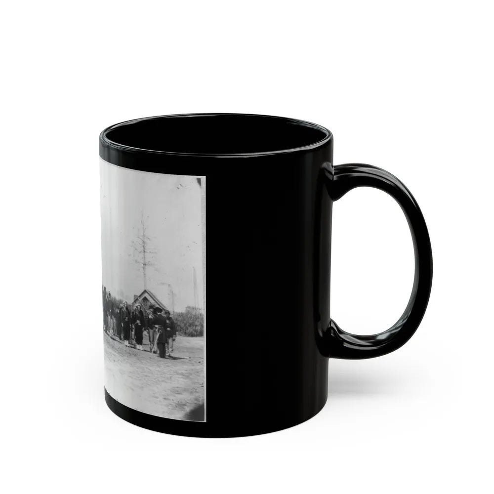 Group Of Provost Guards At Headquarters, Army Of The Potomac (U.S. Civil War) Black Coffee Mug-Go Mug Yourself