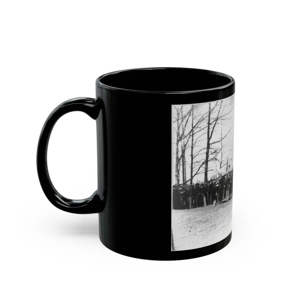 Group Of Provost Guards At Headquarters, Army Of The Potomac (U.S. Civil War) Black Coffee Mug-Go Mug Yourself