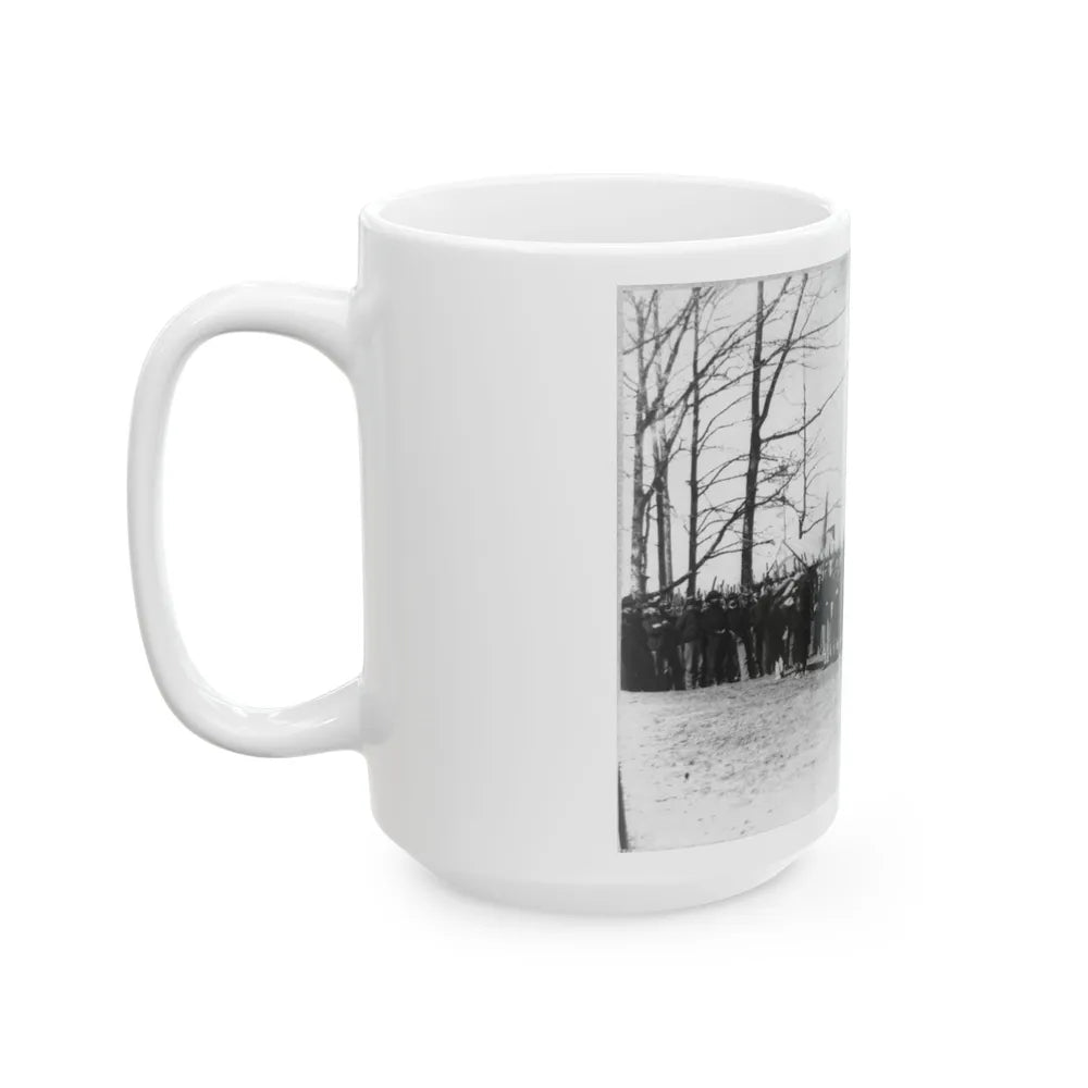 Group Of Provost Guards At Headquarters, Army Of The Potomac (U.S. Civil War) White Coffee Mug-Go Mug Yourself