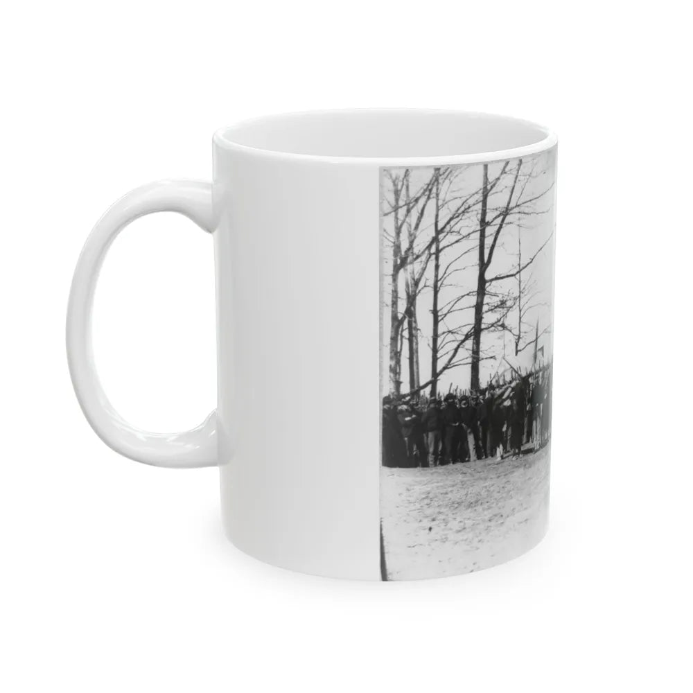 Group Of Provost Guards At Headquarters, Army Of The Potomac (U.S. Civil War) White Coffee Mug-Go Mug Yourself