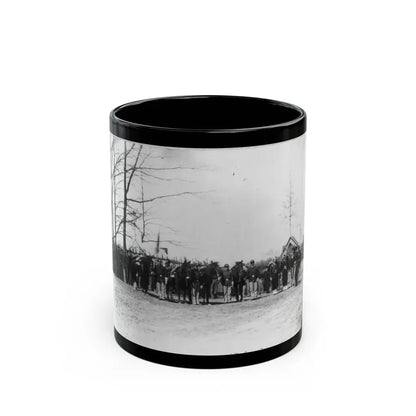 Group Of Provost Guards At Headquarters, Army Of The Potomac (U.S. Civil War) Black Coffee Mug 11oz - Go Mug Yourself