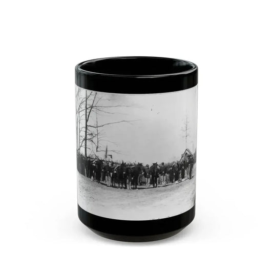 Group Of Provost Guards At Headquarters, Army Of The Potomac (U.S. Civil War) Black Coffee Mug 15oz - Go Mug Yourself