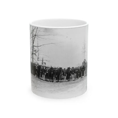 Group Of Provost Guards At Headquarters, Army Of The Potomac (U.S. Civil War) White Coffee Mug 11oz - Go Mug Yourself