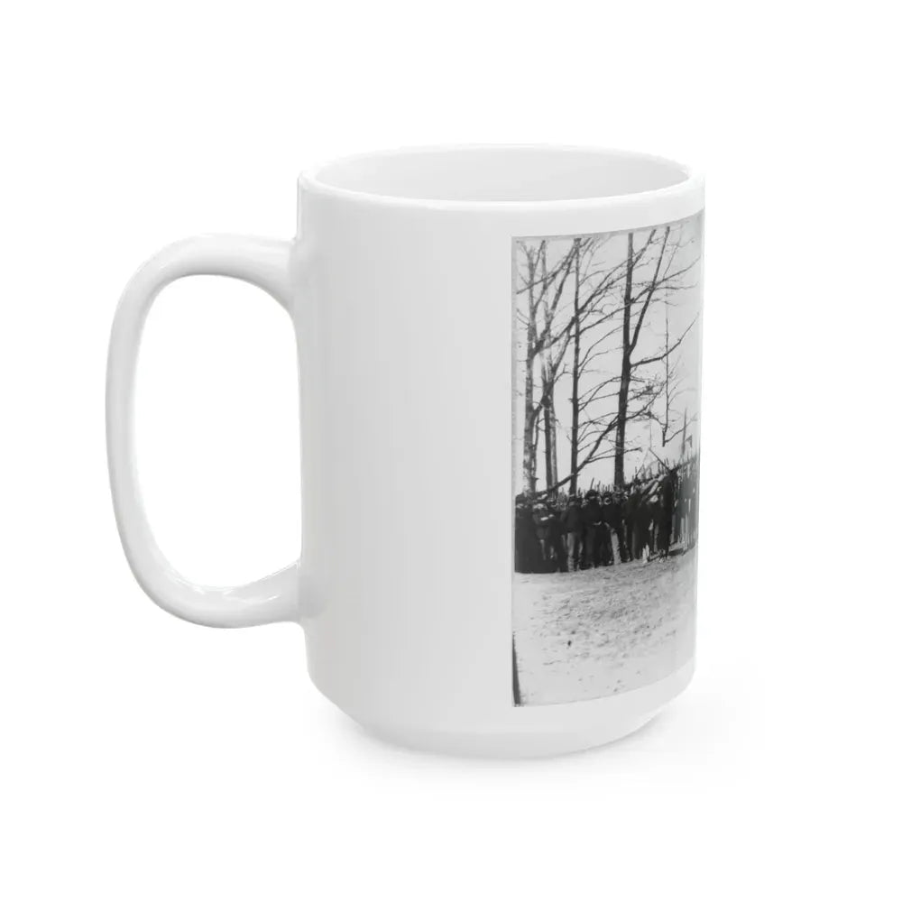 Group Of Provost Guards At Headquarters, Army Of The Potomac (U.S. Civil War) White Coffee Mug - Go Mug Yourself