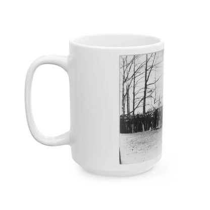 Group Of Provost Guards At Headquarters, Army Of The Potomac (U.S. Civil War) White Coffee Mug - Go Mug Yourself
