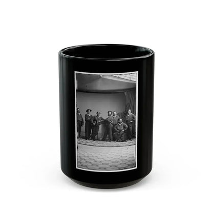 Group Of Russian Sailors From The Navy Ship Variag During Visit To New York City 001 (U.S. Civil War) Black Coffee Mug 15oz - Go Mug Yourself