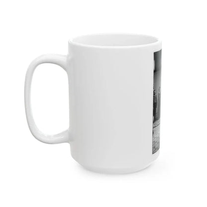 Group Of Russian Sailors From The Navy Ship Variag During Visit To New York City 001 (U.S. Civil War) White Coffee Mug - Go Mug Yourself