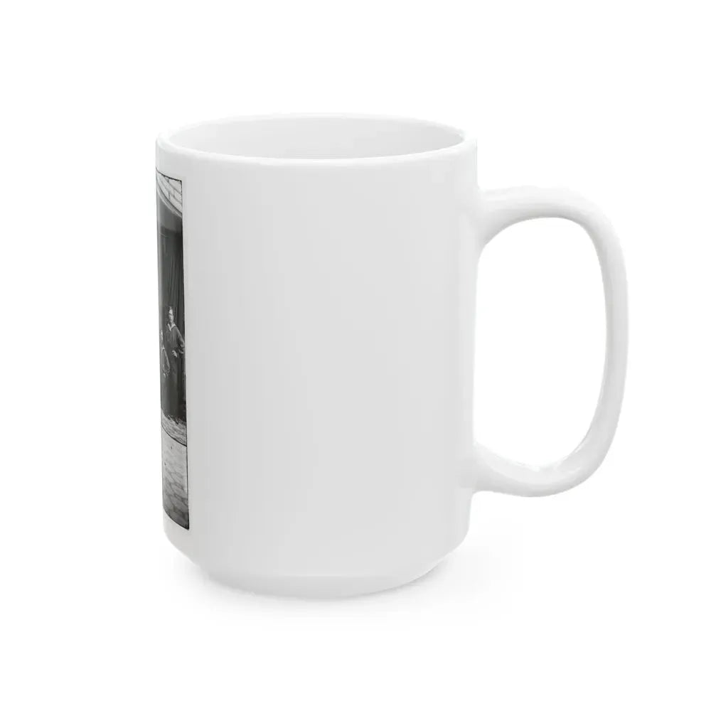 Group Of Russian Sailors From The Navy Ship Variag During Visit To New York City 001 (U.S. Civil War) White Coffee Mug - Go Mug Yourself