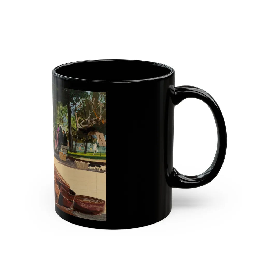 Group of Six Calendar illustrations (2), 1970-78 - Black Coffee Mug-Go Mug Yourself