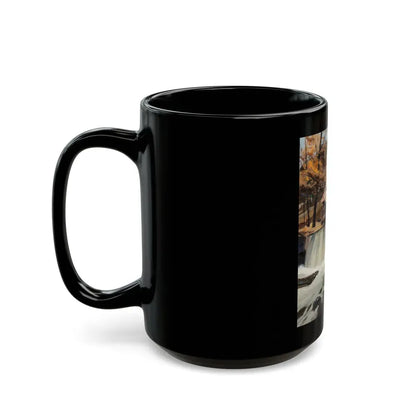 Group of Six Calendar illustrations (5), 1970-78 - Black Coffee Mug - Go Mug Yourself