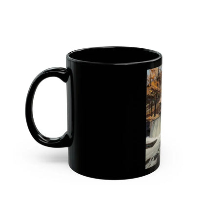 Group of Six Calendar illustrations (5), 1970-78 - Black Coffee Mug - Go Mug Yourself