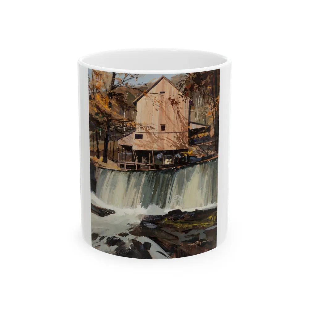 Group of Six Calendar illustrations (5), 1970-78 - White Coffee Mug-11oz-Go Mug Yourself