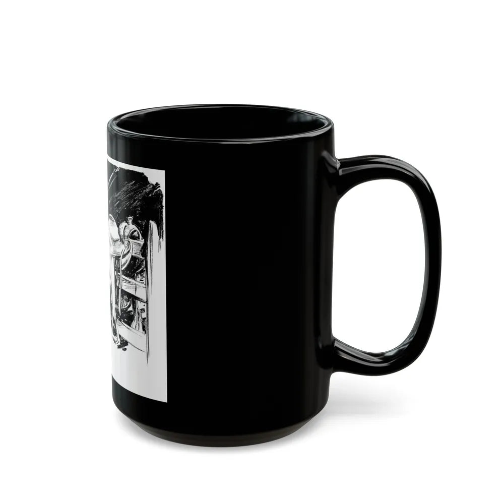 Group of six interior pulp illustrations (1) - Black Coffee Mug-Go Mug Yourself