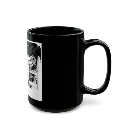 Group of six interior pulp illustrations (1) - Black Coffee Mug - Go Mug Yourself
