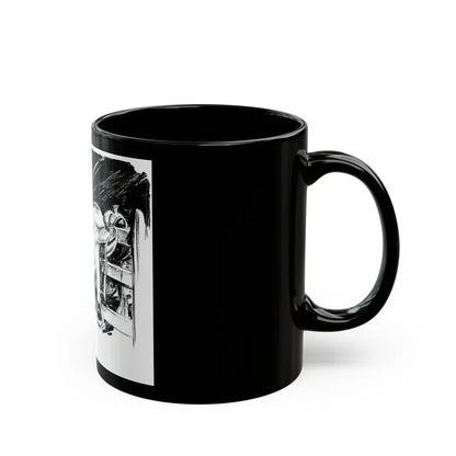 Group of six interior pulp illustrations (1) - Black Coffee Mug - Go Mug Yourself