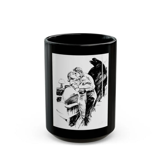 Group of six interior pulp illustrations (2) - Black Coffee Mug-15oz-Go Mug Yourself