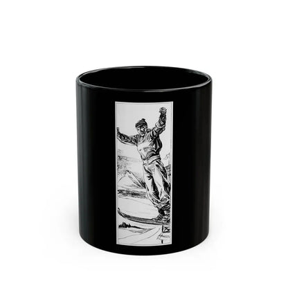Group of six interior pulp illustrations (3) - Black Coffee Mug 11oz - Go Mug Yourself