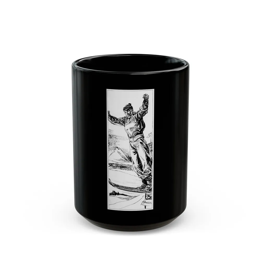 Group of six interior pulp illustrations (3) - Black Coffee Mug-15oz-Go Mug Yourself