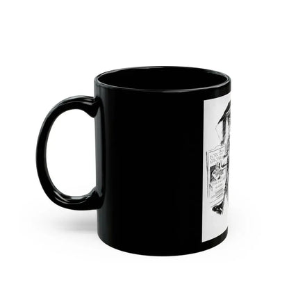Group of six interior pulp illustrations (4) - Black Coffee Mug - Go Mug Yourself