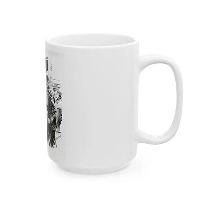Group of six interior pulp illustrations (4) - White Coffee Mug - Go Mug Yourself