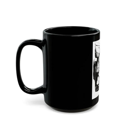 Group of six interior pulp illustrations (5) - Black Coffee Mug - Go Mug Yourself