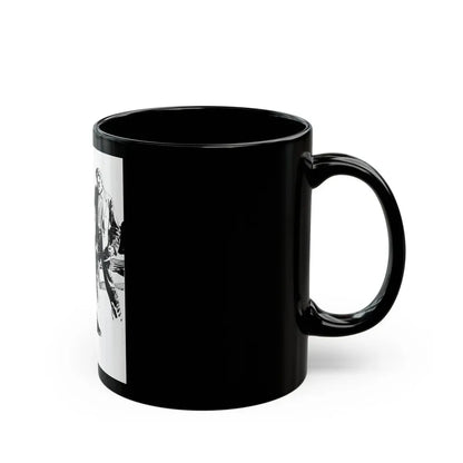 Group of six interior pulp illustrations (5) - Black Coffee Mug - Go Mug Yourself