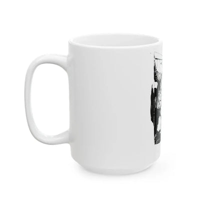 Group of six interior pulp illustrations (5) - White Coffee Mug - Go Mug Yourself