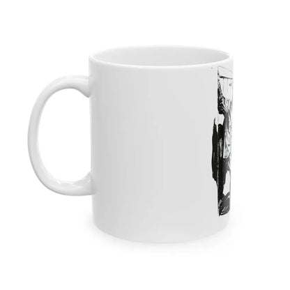 Group of six interior pulp illustrations (5) - White Coffee Mug - Go Mug Yourself