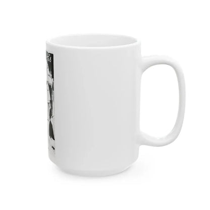 Group of six interior pulp illustrations (6) - White Coffee Mug - Go Mug Yourself