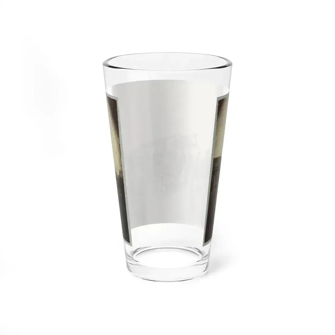 Group Of Soldiers Gathered Outside A Cabin (U.S. Civil War) Pint Glass 16oz - Go Mug Yourself