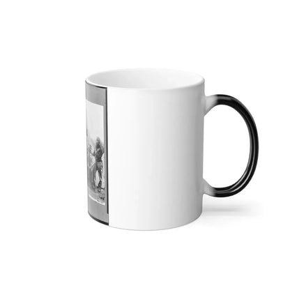 Group of Soldiers of Co. G., 71St New York Volunteers, Posed in Front of Tent (U.S. Civil War) Color Changing Coffee Mug 11oz - Go Mug Yourself