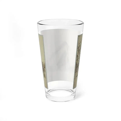 Group Of Soldiers Relax In Front Of A Tent (U.S. Civil War) Pint Glass 16oz - Go Mug Yourself