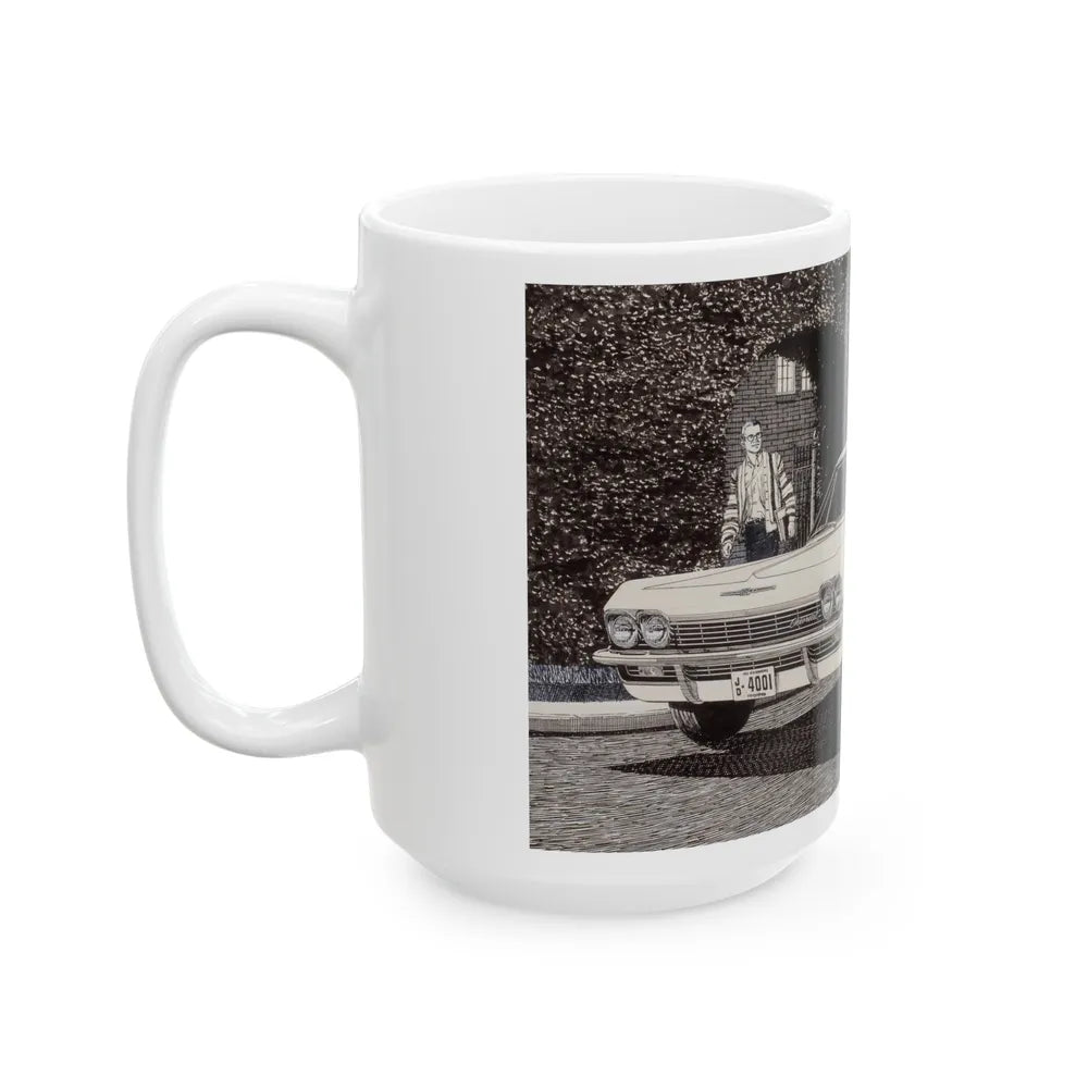 Group of Three Car Advertisements (1) - White Coffee Mug-Go Mug Yourself