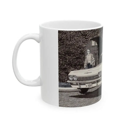 Group of Three Car Advertisements (1) - White Coffee Mug - Go Mug Yourself