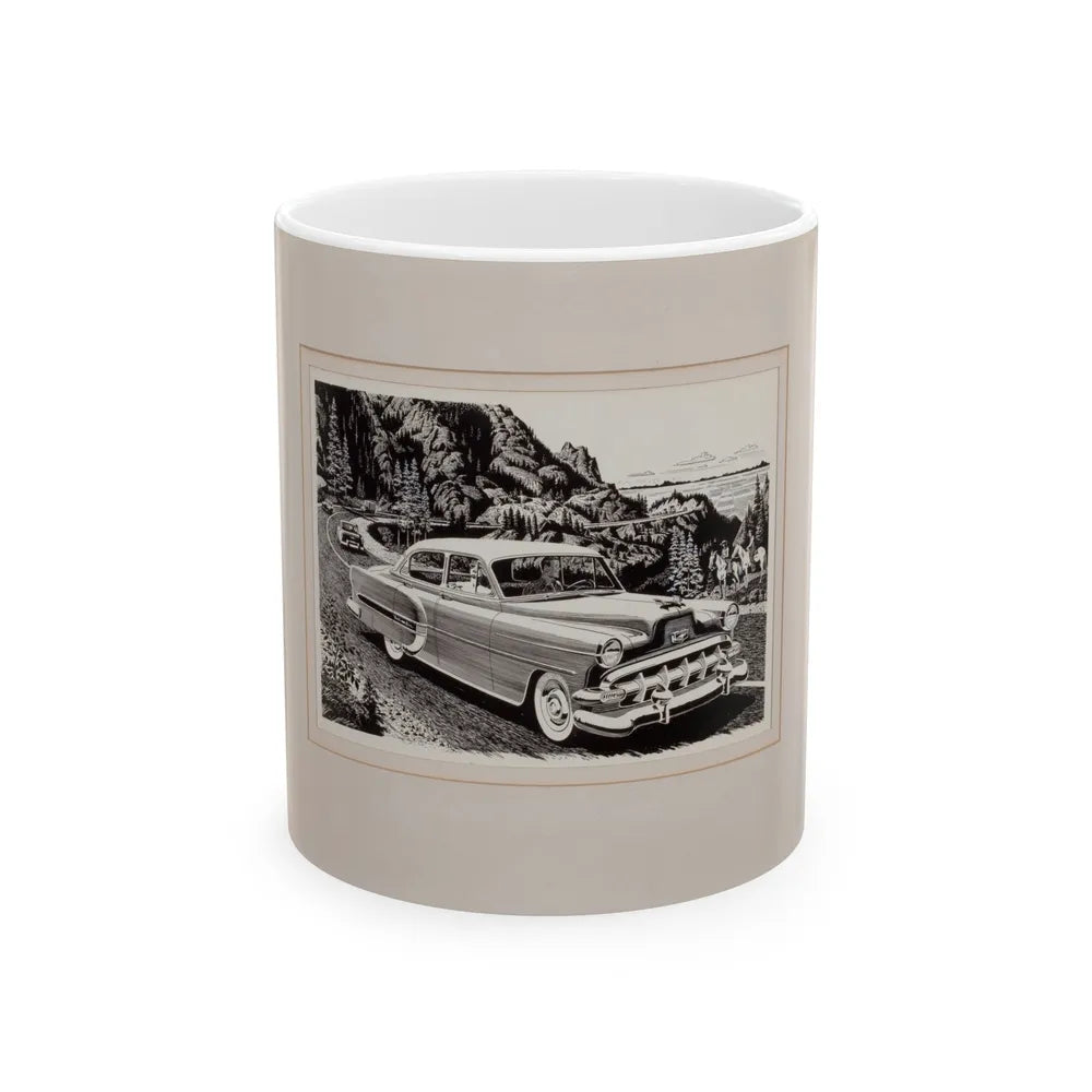 Group of Three Car Advertisements (2) - White Coffee Mug-11oz-Go Mug Yourself