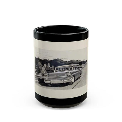 Group of Three Car Advertisements (3) - Black Coffee Mug 15oz - Go Mug Yourself