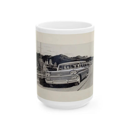 Group of Three Car Advertisements (3) - White Coffee Mug-15oz-Go Mug Yourself