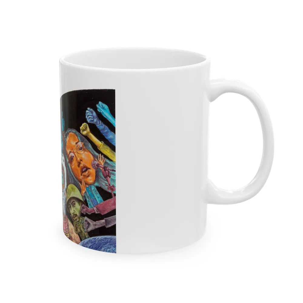 Group of Three Illustrations (1) - White Coffee Mug-Go Mug Yourself