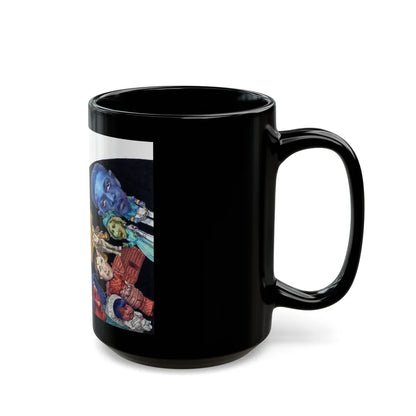 Group of Three Illustrations (2) - Black Coffee Mug-Go Mug Yourself