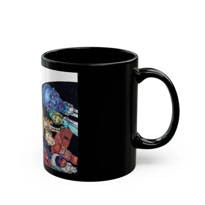 Group of Three Illustrations (2) - Black Coffee Mug-Go Mug Yourself