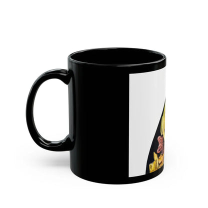 Group of Three Illustrations (2) - Black Coffee Mug-Go Mug Yourself