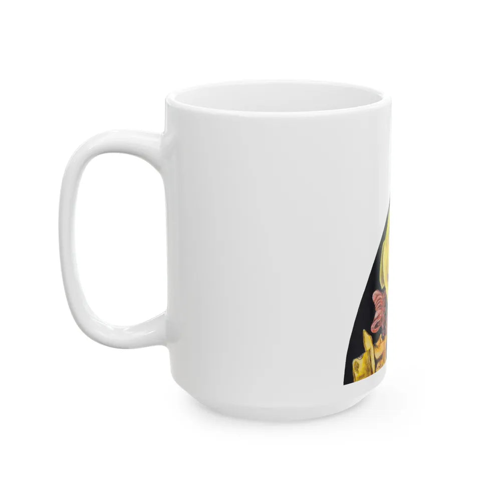 Group of Three Illustrations (2) - White Coffee Mug-Go Mug Yourself